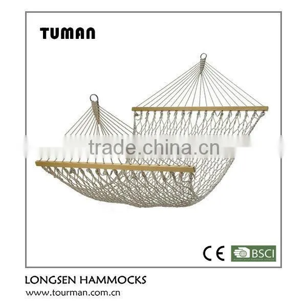 Camping net making rope hammock