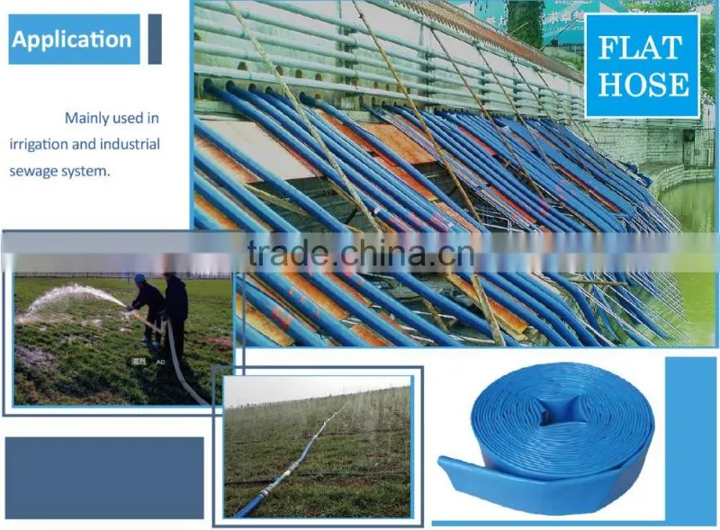 China factory price flexible pvc high-flexible layflat hose