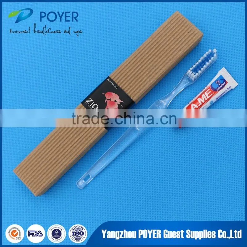 New design of cheap luxury hotel toothbrush supplies set