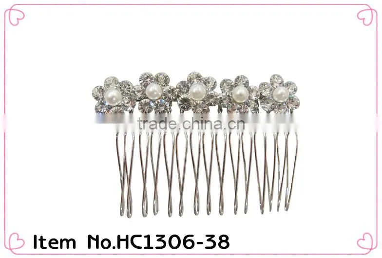 Hot sale!!! vintage wedding hair combs metal hair side combs