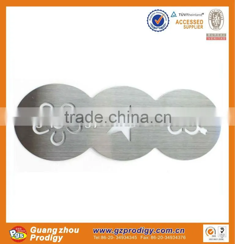 Stainless Steel Coffee Stencil Set, Coffee Stencil Customized desgin