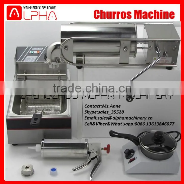 Hot sale!Churros making machine/churro machine and fryer