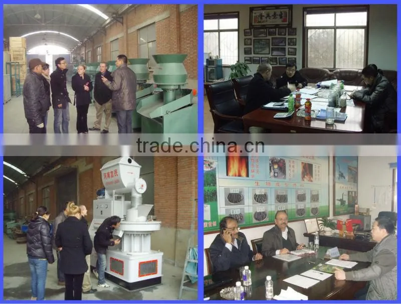 High efficiency machines for make wood pellet