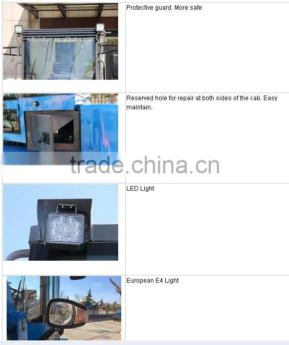 Europe mini tractor loader with backhoe hot sale in china