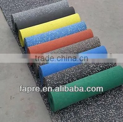 Free sample!!Hot sales!!non-toxic Rubber Roll Gym Flooring, Fitness Center Rubber Flooring Roll, gym rubber floor
