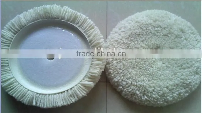 7" single sides wool buffing pad made by RT112 wool