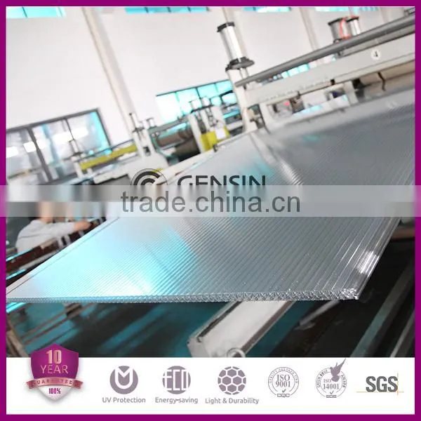 High Quality Thick Multiwall Hollow Polycarbonate Sheet 25mm thickness UV Protector 10 Years Warranty PC Roofing Panel