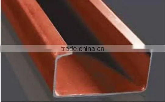 cold rolled color painted slotted c channel for ceiling system
