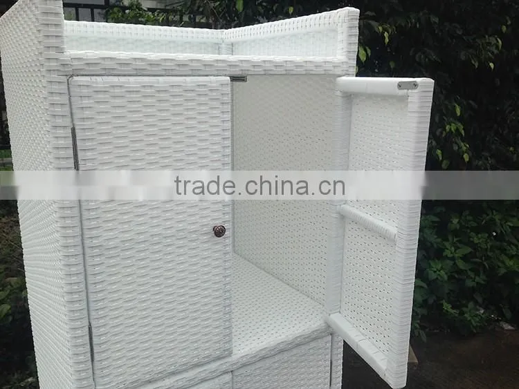 Rattan Furniture Waterproof Wicker Storage Cabinets