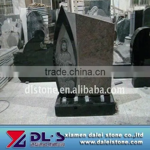 Angel headstone carving