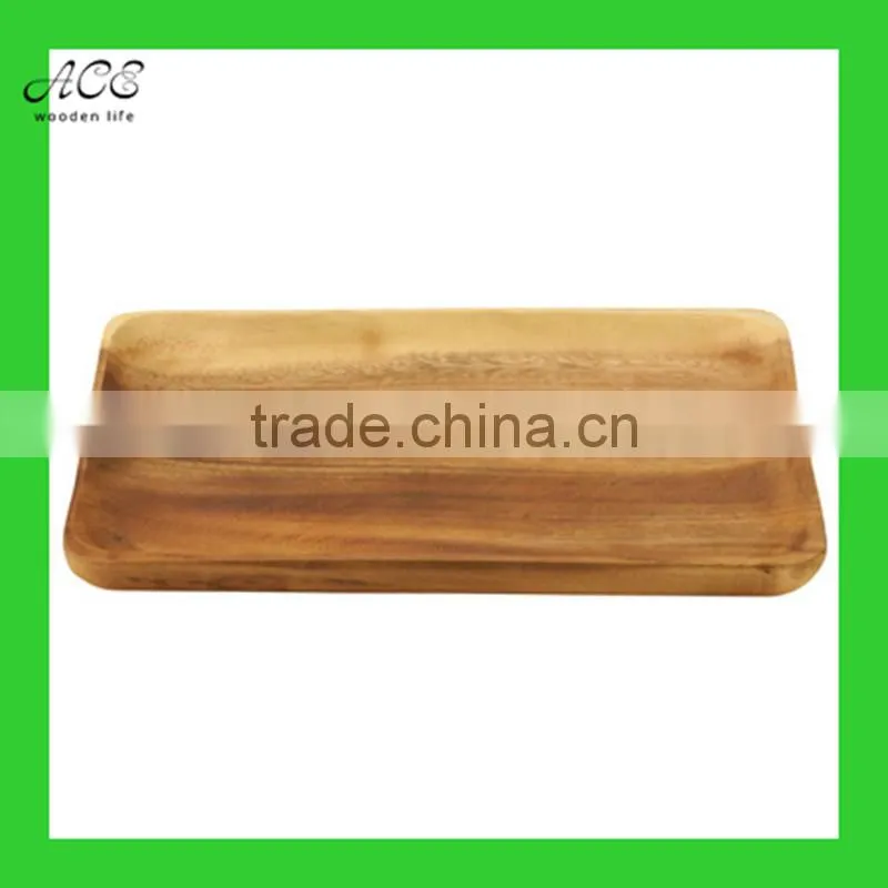 Custom acacia tray Acacia wood plate