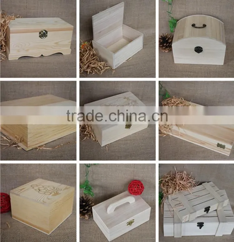 Small handmade wooden keepsake box with clear lid