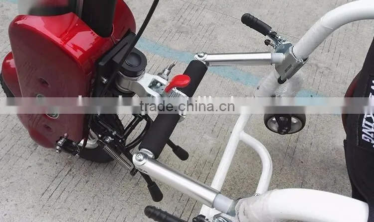 High Quality 400W 36V Wheelchair Mobility Scooter, Electric Wheelchair Handcycle,12inch Lithium Electric Wheelchair Trailer Bike