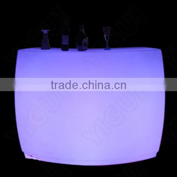 2016 factory direct sale amazing LED bar counter table with remote control