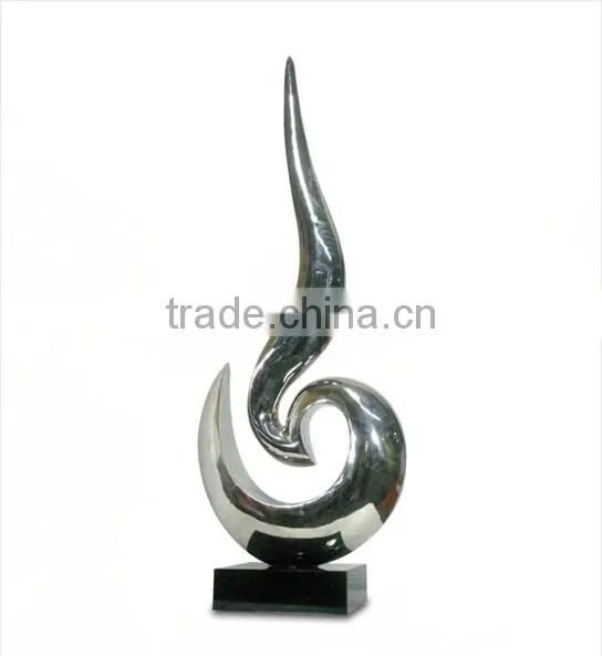 Abstract Theme Stainless Steel Garden Statue Sculpture for Plaza use