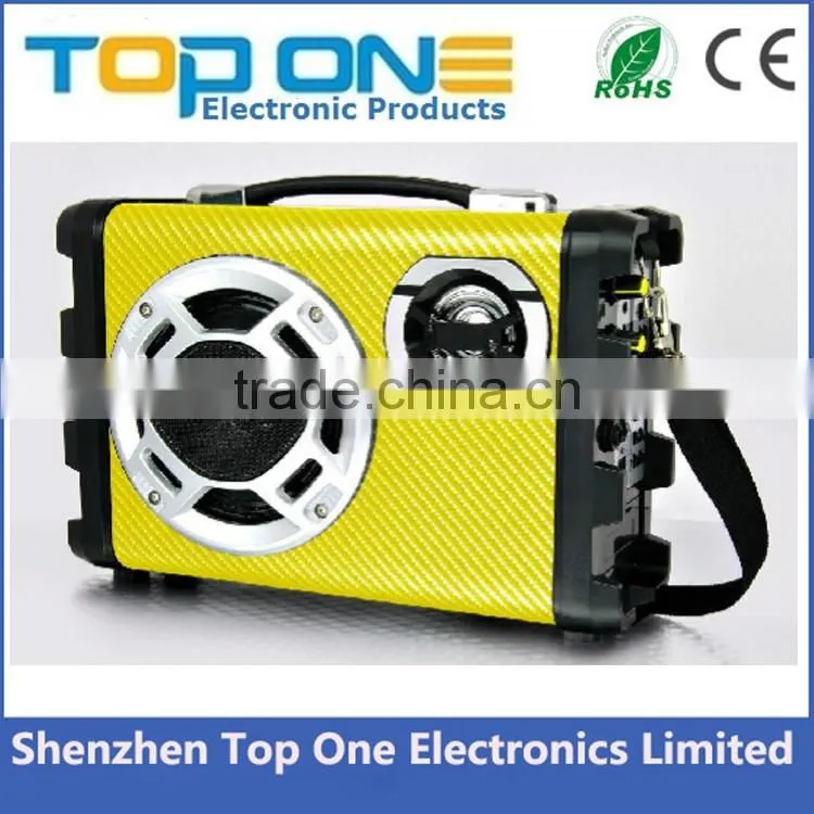 2016 New hot selling handbag wooden portable bluetooth speaker with FM Radio and TF card support