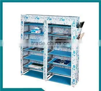 Portable Folding shoe rack, Non-woven Fabric Dustproof 5Tiers Hot Sale Shoe Rack Wall Mounted with Cloth Cover