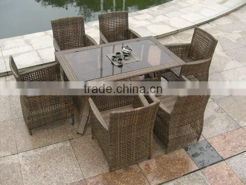 garden furntiure-rattan dining set