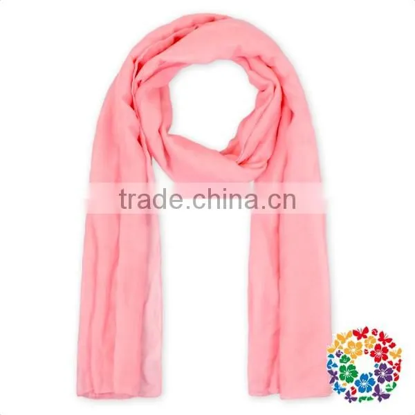 Many Colors Fashion Solid Polyester Long Scarf Women Shawl Scarf