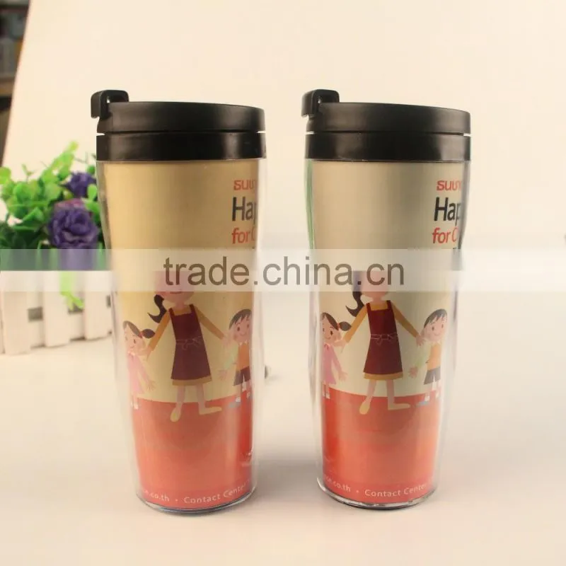 promotional gift iems 350ml color changing travel mug with OEM