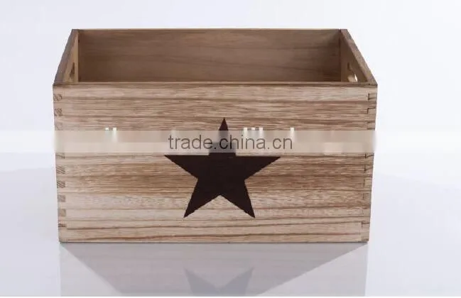 Children Toy Wooden Storage Box