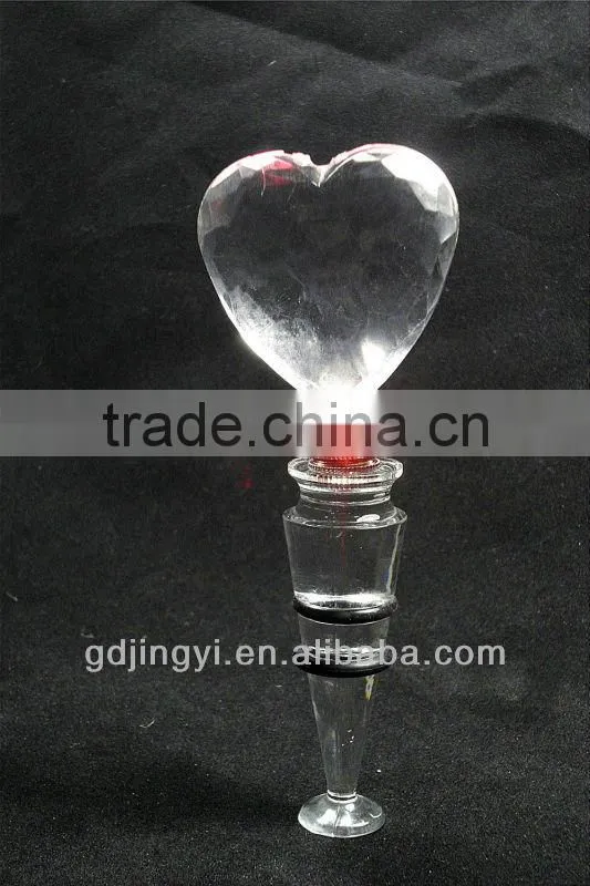 new cheap wholesale acrylic LED color changing trendy wine bottle stopper