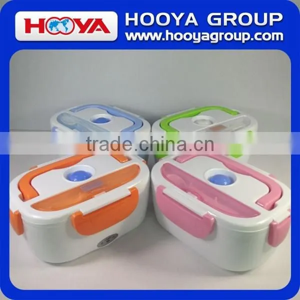 1.05L PTC Heating Inner PP Electric Lunch Box With Spoon Pot Mess Tin