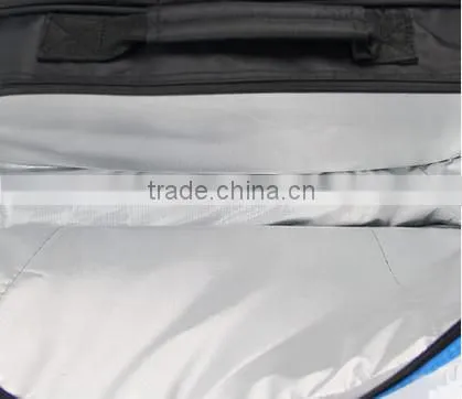 Custom outdoor tennis racket bags with shoe compartment