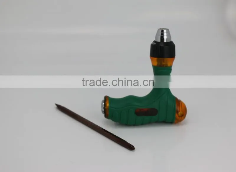 Berrylion China Multifuction Ratchet Screwdriver with 2 head
