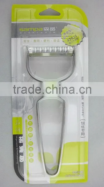 Stainless Steel Kitchen Peeler ( waved blade )
