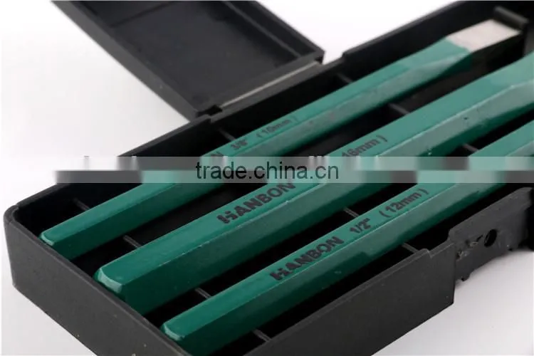 Professional 3pcs flat chisel set with high quality made in china
