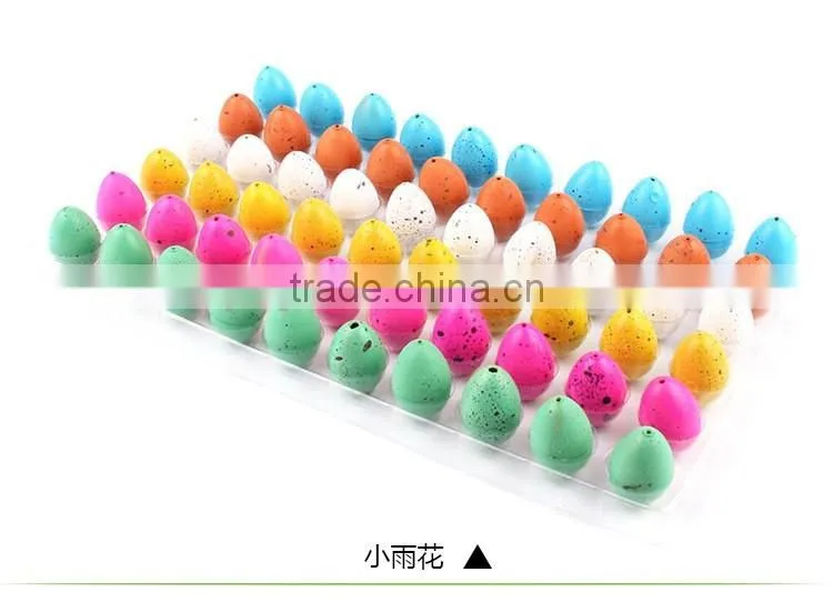 60pcs/box Hot Sale Children Educational Toy Animal Hatching Dinosaur Eggs Toy Growing Fracture Water Eggs