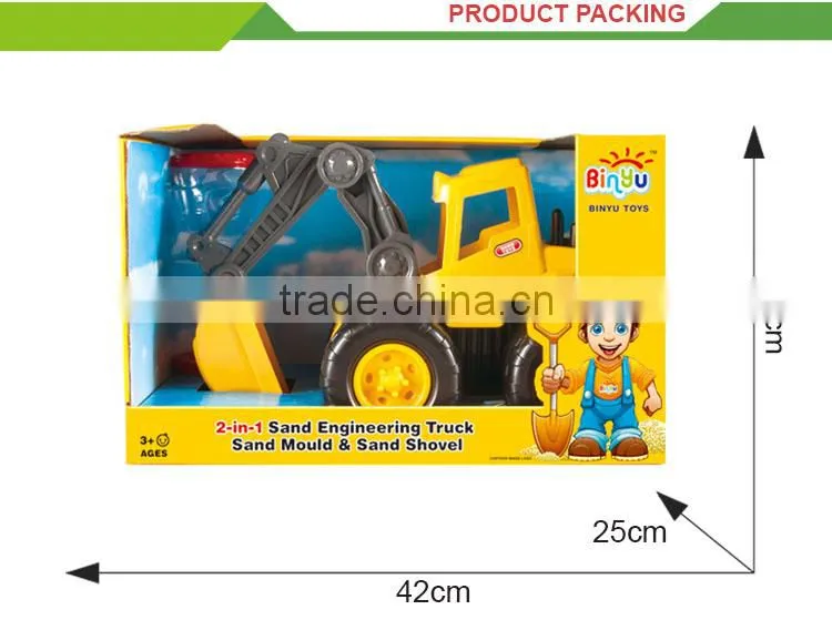 Outdoor game summer sand beach set children die cast mini truck toy