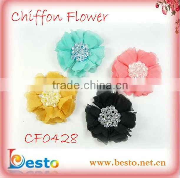 CF0478 Fashion wholesale boutique black grosgrain lace baby hair bows