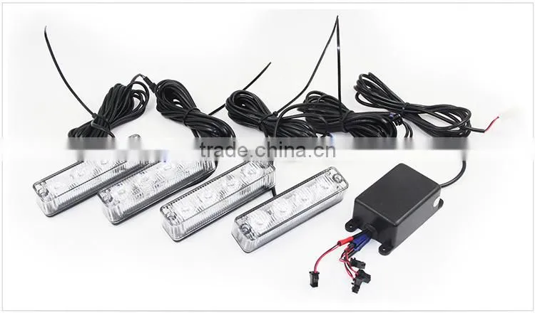 led warning strobe light for police motorcycle surface mount waterproof LED visor warning light