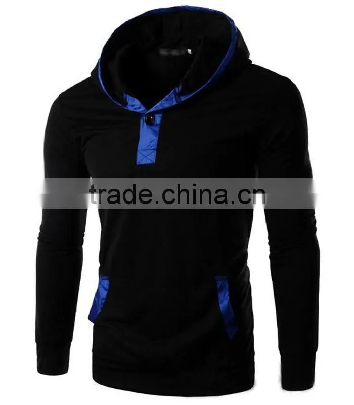 Men Fashion Sweatshirts Casual Hoodies Slim Fit Outwear High Quality Tops Pullover