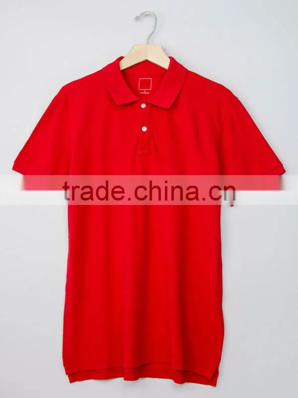 2016 OEM service wholesale 100% cotton 95 cotton /5 elastane uniform polo t shirt polo polo shirts customized logo