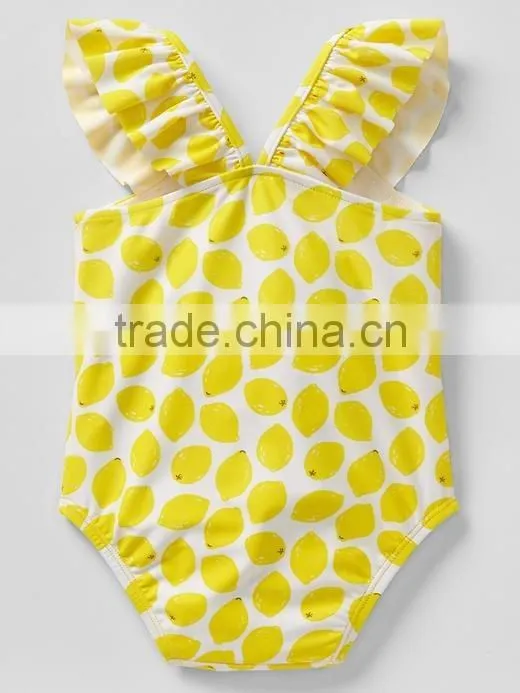 Baby Grils Flutter One-piece Swimsuit & Kids swimwear HSD5040