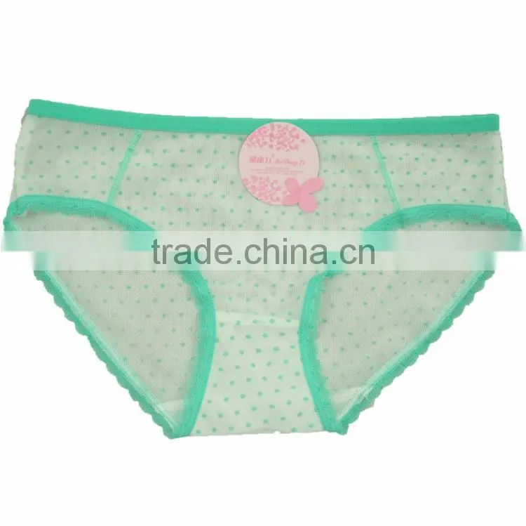 Silk kids young girls underwear panties model