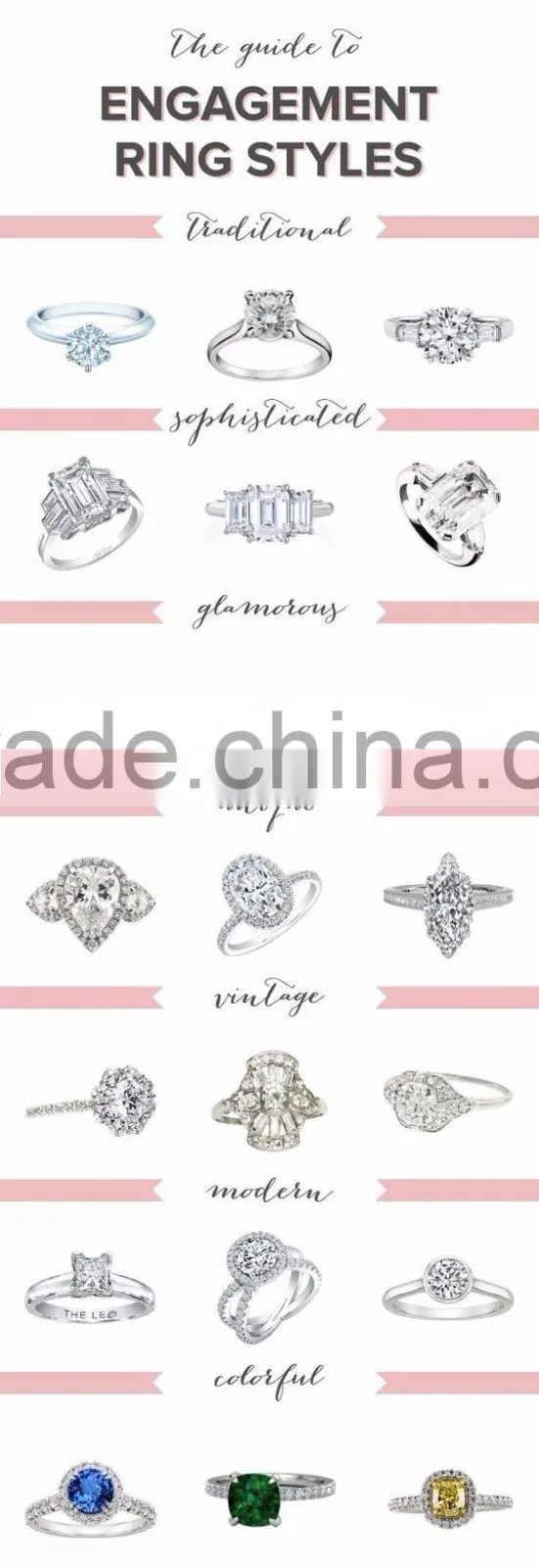Original design top selling fresh-looking sapphire cz diamond romantic wedding jewelry sterling silver ring set
