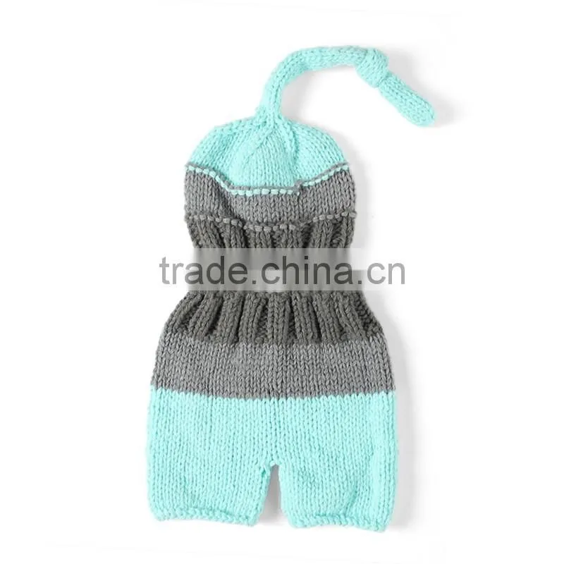 New arrival baby crochet knitted set newborn photo prop LBP20160218-27