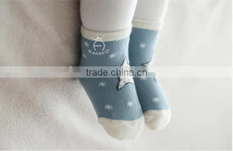 baby cute cotton socks, silicone print baby socks,baby socks