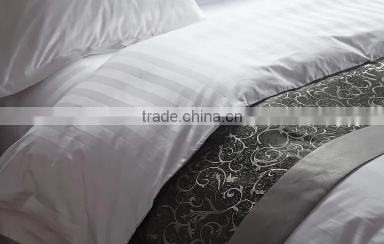 100% cotton 3cm stripe hotel bed linen,hospital bed linen