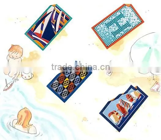 2015 new style 100% cotton beach Towel