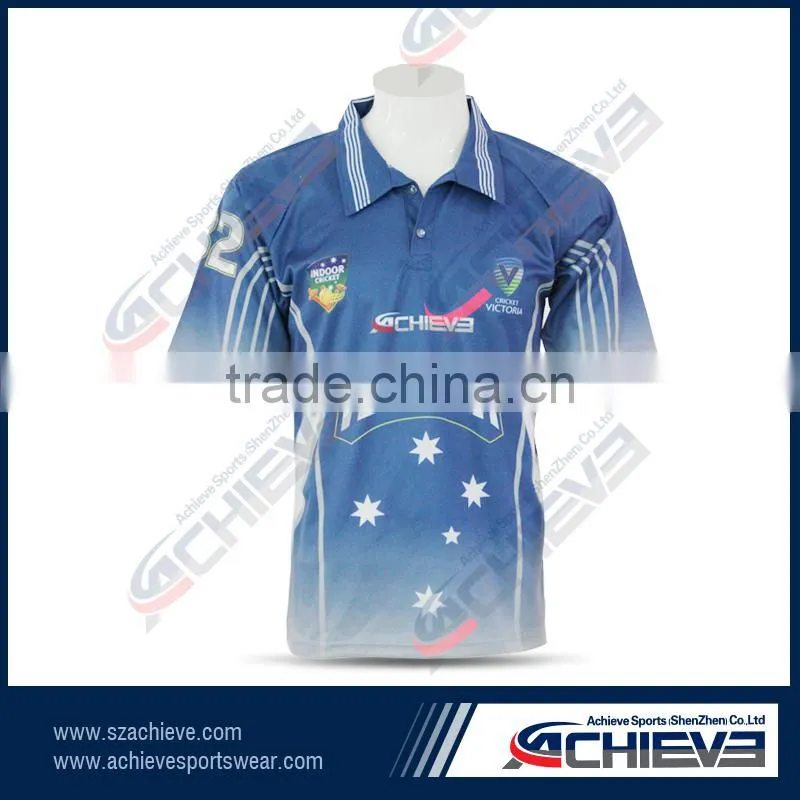 Sublimation cricket jersey apparel cricket sport equipment supplier