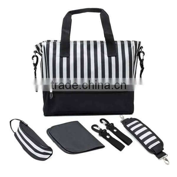 5pcs nappy pouch changing mat adult baby diaper bag