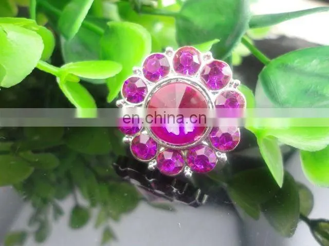 22mm Alloy Metal ButtonsColor Gems Metal Button Spark Rhinestone Buttons Decoration Accessory