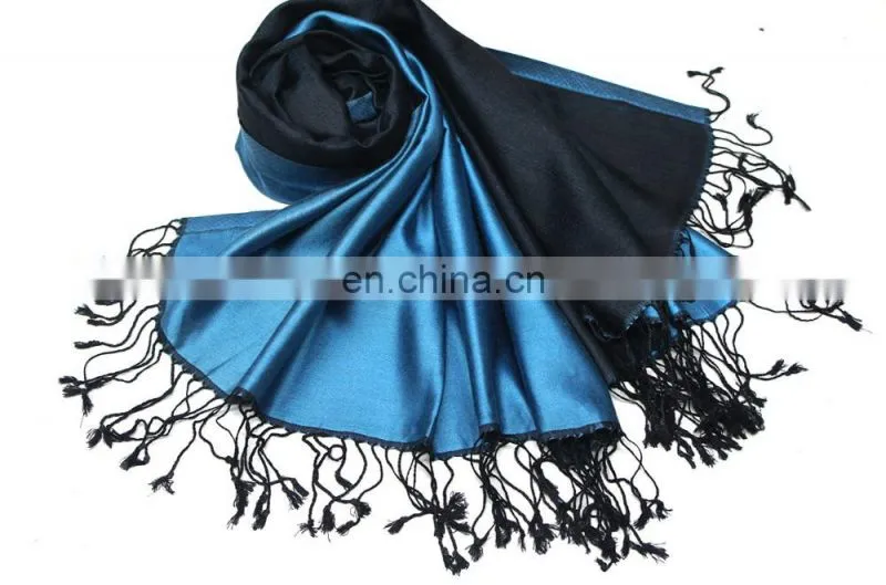Fashion long silk shawl,Reversible Indian silk Stoles,pure silk scarves