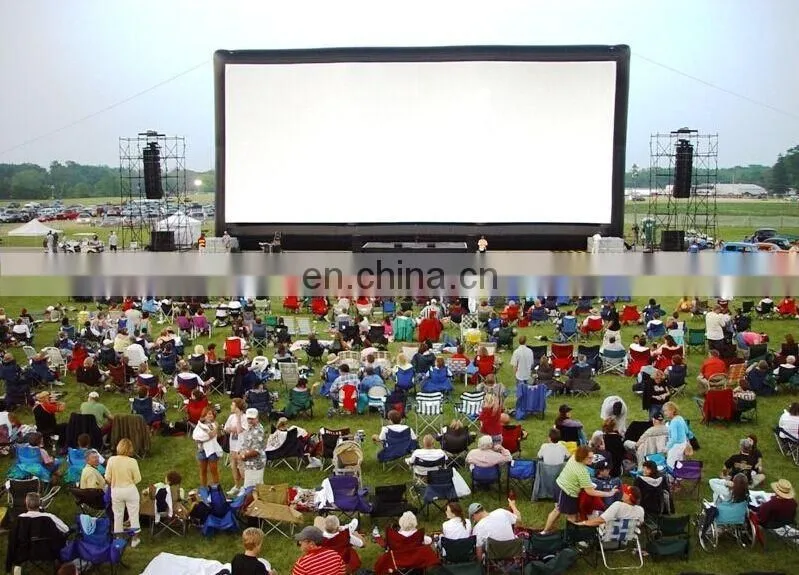 30ft outdoor big inflatable movie screen used outdoor projection advertising TV screen for sale