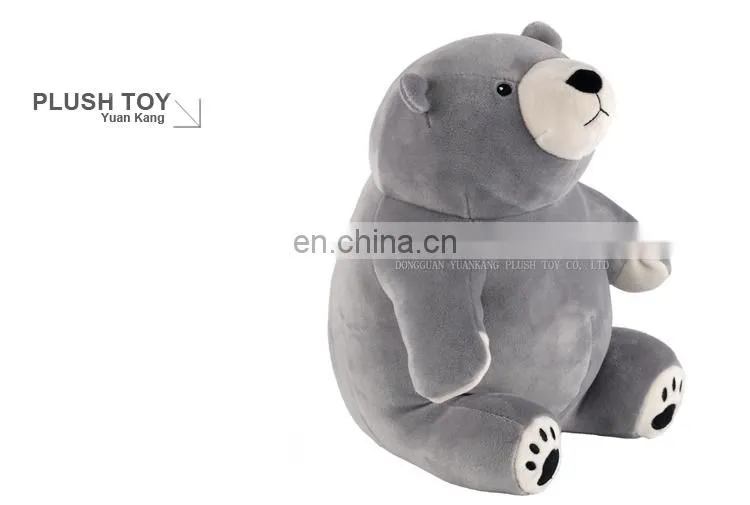 Import plush toys fat polar bear from china